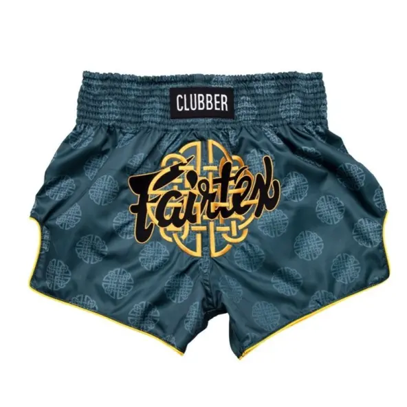 Short Boxeo Tailandés Fairtex Azul/Gris 1915