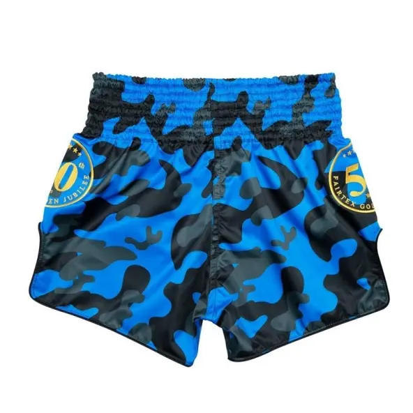 Short Boxeo Tailandés Fairtex Camo Azul 1917