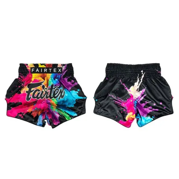 Short Boxeo Tailandés Fairtex BS1940 Black Funky Soul