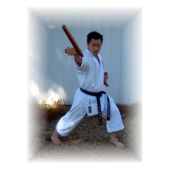 Tonfa Redondo Roble Rojo 50cm, Importado de Asia