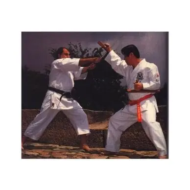 Tonfa Cuadrado Roble Rojo 51cm, Importado de Asia - 1
