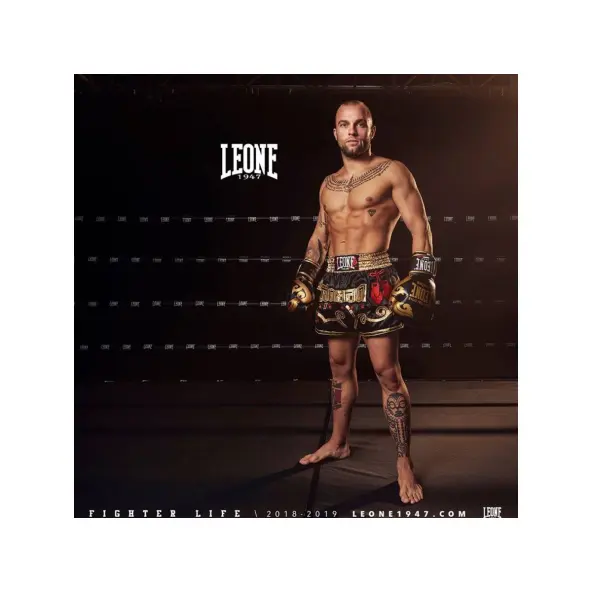 Guantes de Boxeo Leone Muay Thai 100% Cuero