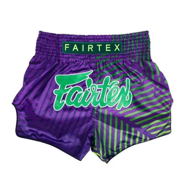 Short Boxeo Tailandés Fairtex Violeta/Verde 1922
