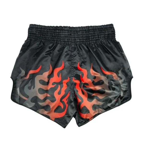 Short Boxeo Tailandés Fairtex Negro Flame 1921