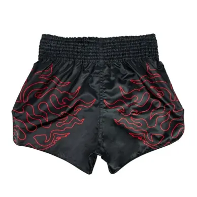 Short Boxeo Tailandés Fairtex Negro/Rojo 1920 - 11
