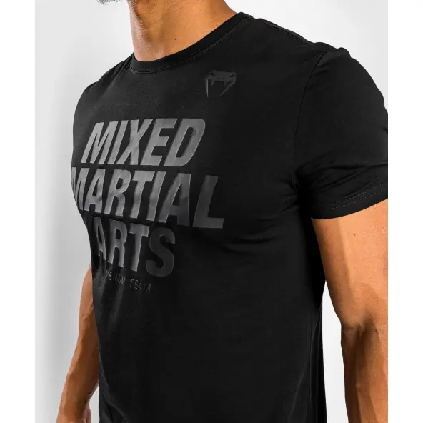 Camiseta MMA VT Venum Negro/Negro Mate