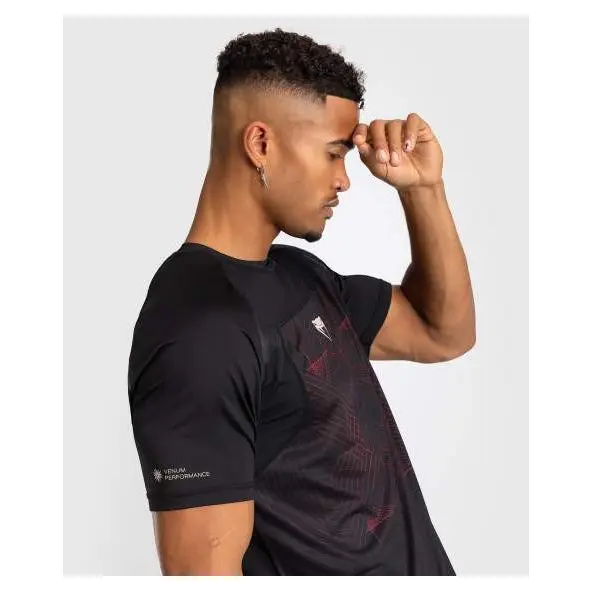 Camiseta Venum Dry Tech Razor Negro/Oro