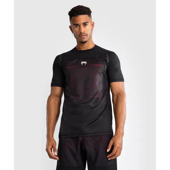 Camiseta Venum Dry Tech Razor Negro/Oro