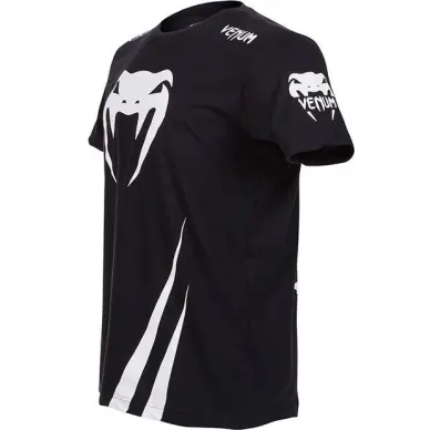Camiseta Venum Challenger - Negro/Blanco - 13