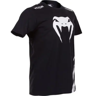 Camiseta Venum Challenger - Negro/Blanco - 14