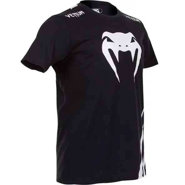 Camiseta Venum Challenger - Negro/Blanco