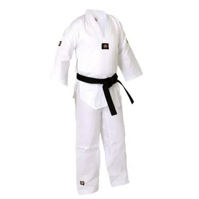 Dobok de taekwondo Budofight cuello blanco - 3
