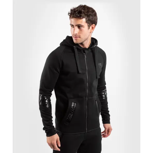 Sudadera Venum Contender 3.0 con cremallera Negra