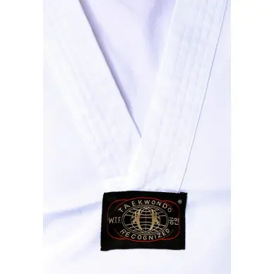 Dobok de taekwondo Budofight cuello blanco - 5