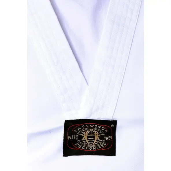 Dobok de taekwondo Budofight cuello blanco