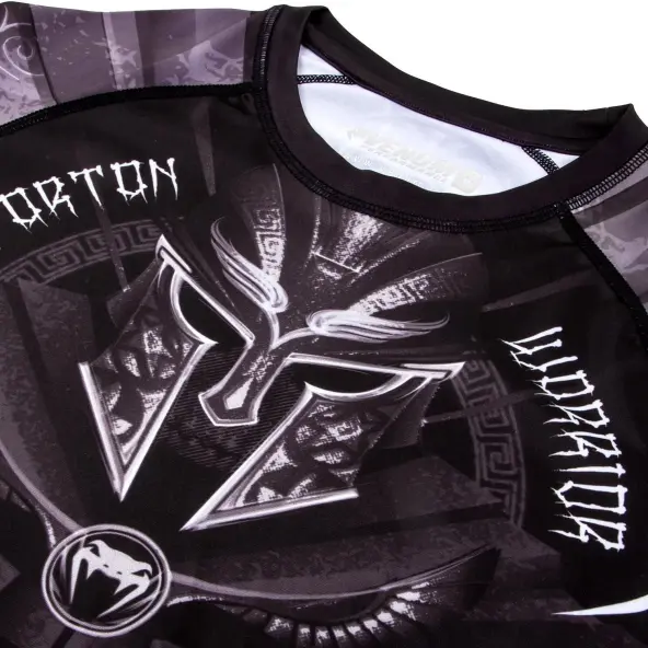 Rashguard Venum Gladiator 3.0 Negro/Blanco