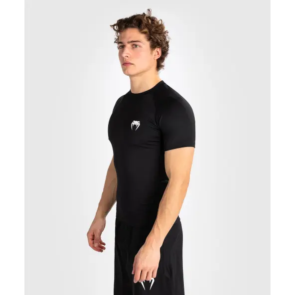 Rashguard Venum Contender de manga corta Negro/Blanco