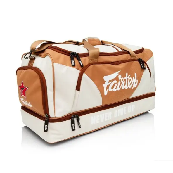 Bolsa de deporte Fairtex Crema/Marrón