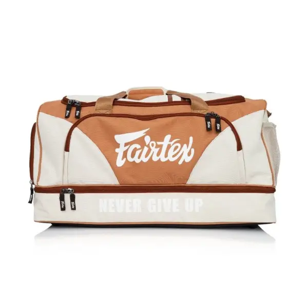 Bolsa de deporte Fairtex Crema/Marrón
