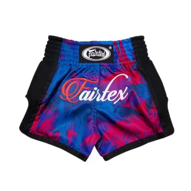 Short Boxeo Tailandés Fairtex Summer Azul/Rosa 2102