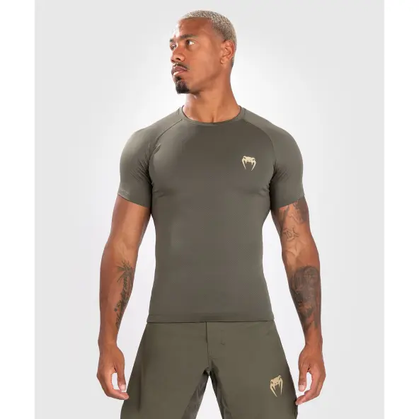 Rashguard Venum Contender de manga corta Kaki