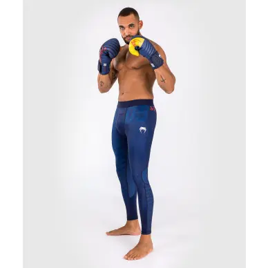 Pantalón de compresión Venum sport 05 Azul/Amarillo - 20