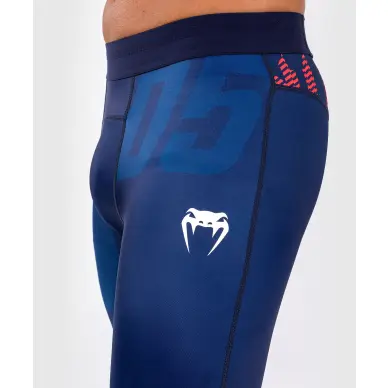 Pantalón de compresión Venum sport 05 Azul/Amarillo - 21