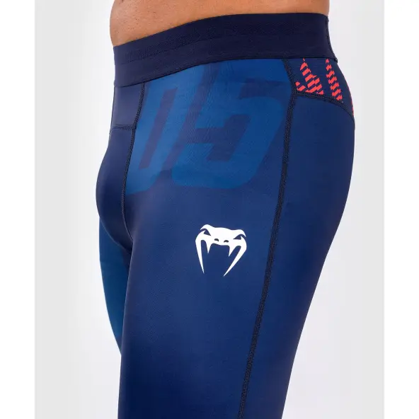 Pantalón de compresión Venum sport 05 Azul/Amarillo