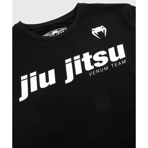 Camiseta Jiu Jitsu VT Venum Negro/Blanco