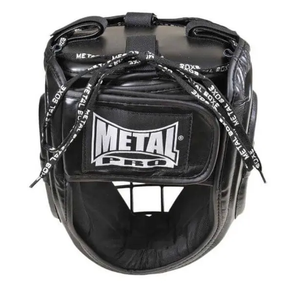 Casco con rejilla Metal Boxe especial combate extremo