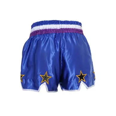 Short boxeo tailandés STAR Azul & Violeta