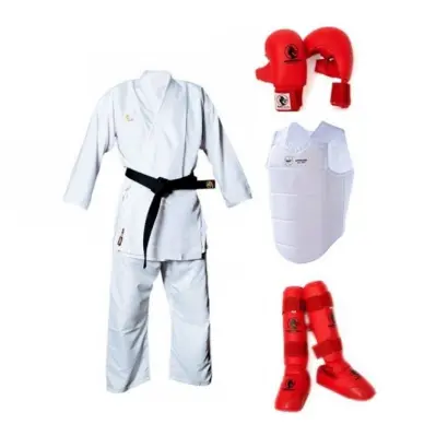 Pack Karate Kumite WKF Rojo