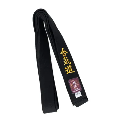 Cinturón Aikido Bordado Aikido & Aikikai Importación Japón