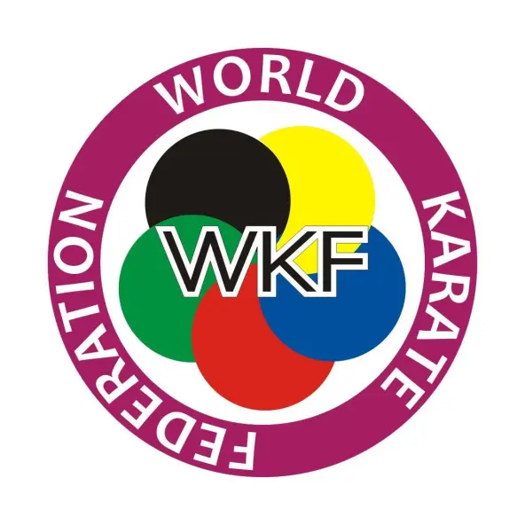 Cinturón de kárate Elite azul WKF