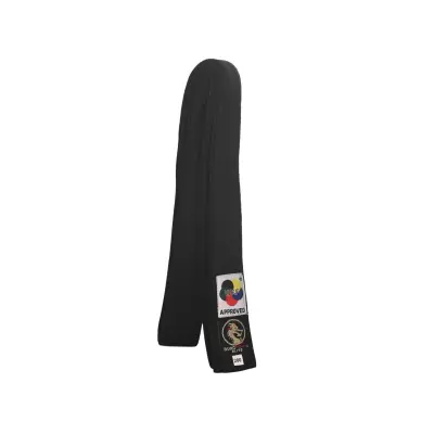 Cinturón de kárate Elite negro WKF - 4