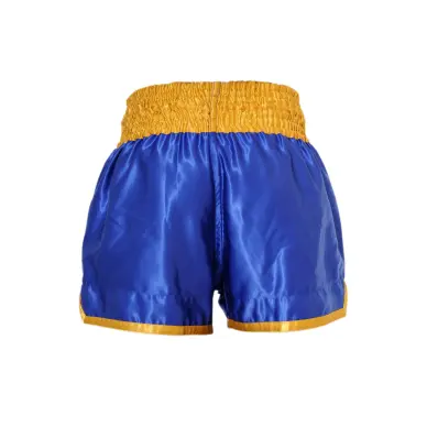 Short boxeo tailandés FIGHTER Azul & Amarillo - 2
