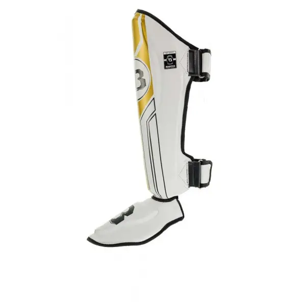 Espinilleras y protectores de pies BSG V9 White/Gold
