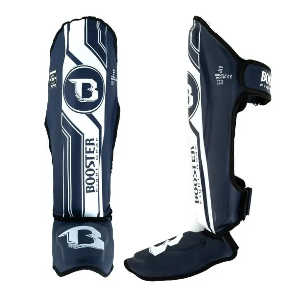 Espinilleras y protectores de pies BSG V9 Navy White