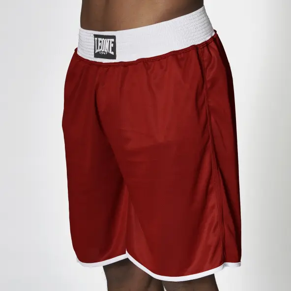 Short de boxeo inglés reversible rojo y azul