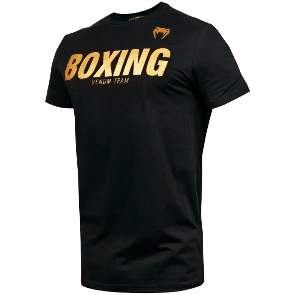 Camiseta Boxing VT Venum Negro/Oro