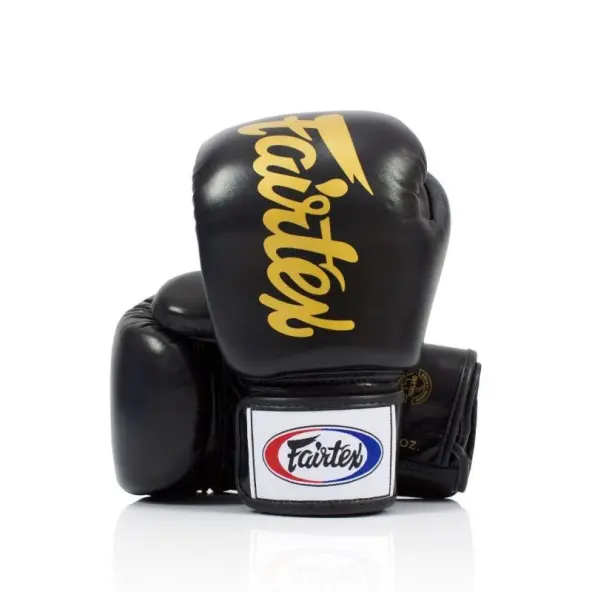 Guantes de boxeo de entrenamiento Fairtex Deluxe 100% cuero