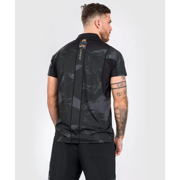 Polo Venum X Mirage Negro/Oro