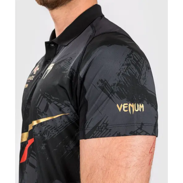 Polo Venum X Mirage Negro/Oro