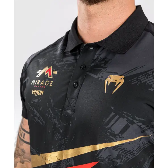 Polo Venum X Mirage Negro/Oro