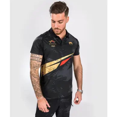 Polo Venum X Mirage Negro/Oro - 7