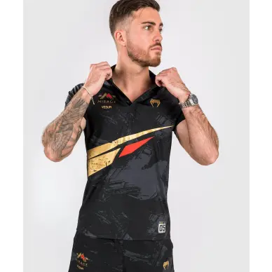 Polo Venum X Mirage Negro/Oro - 8