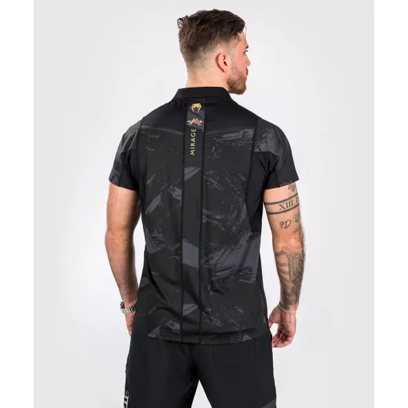 Polo Venum X Mirage Negro/Oro