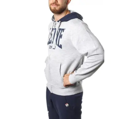 Sudadera Leone con Cremallera Gris - 3