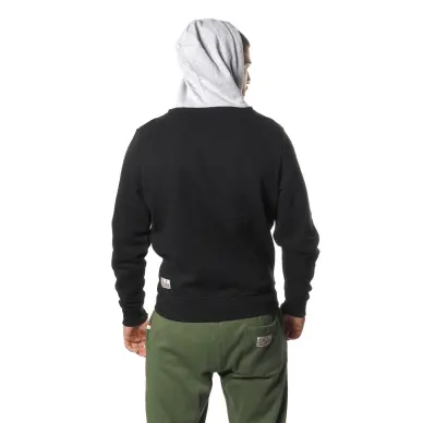 Sudadera Leone con cremallera negra - 4