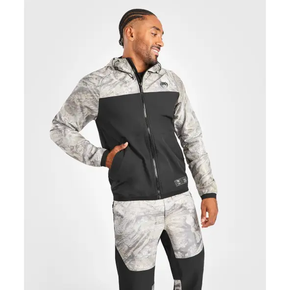 Sudadera con capucha Venum Laser XT RealTree Negro/Camo Desert